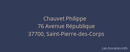 Chauvet Philippe