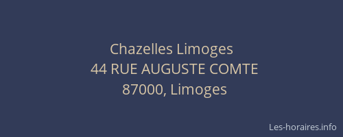 Chazelles Limoges