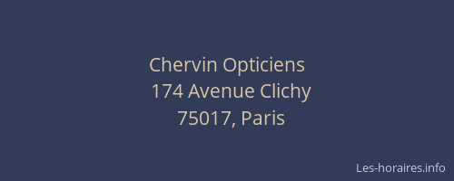 Chervin Opticiens