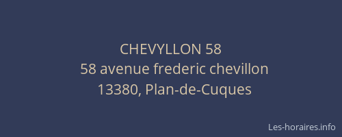 CHEVYLLON 58