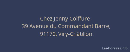 Chez Jenny Coiffure