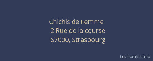 Chichis de Femme