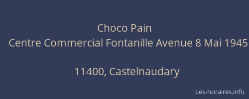 Choco Pain