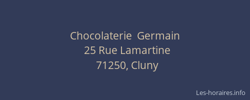 Chocolaterie  Germain