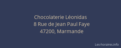 Chocolaterie Léonidas