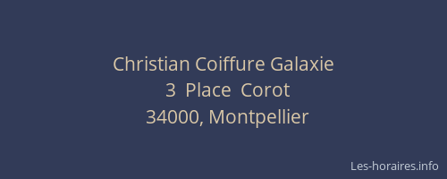 Christian Coiffure Galaxie