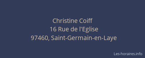 Christine Coiff