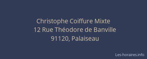 Christophe Coiffure Mixte