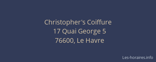 Christopher's Coiffure