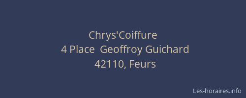 Chrys'Coiffure