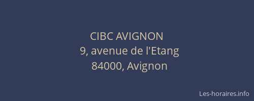 CIBC AVIGNON
