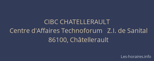 CIBC CHATELLERAULT