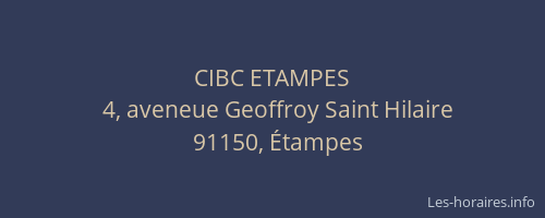 CIBC ETAMPES