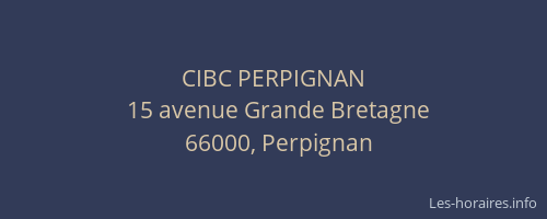 CIBC PERPIGNAN