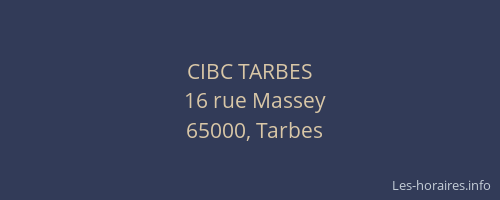 CIBC TARBES