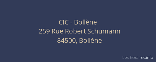 CIC - Bollène