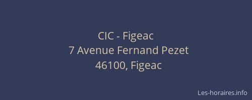 CIC - Figeac