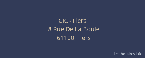 CIC - Flers