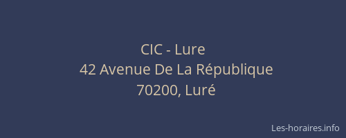 CIC - Lure