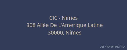 CIC - Nîmes