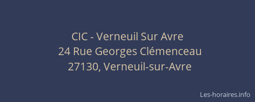 CIC - Verneuil Sur Avre