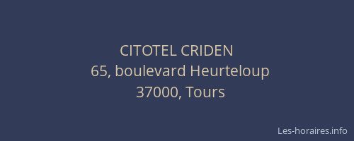 CITOTEL CRIDEN