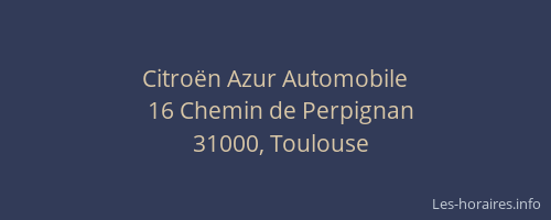 Citroën Azur Automobile