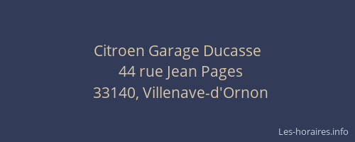 Citroen Garage Ducasse