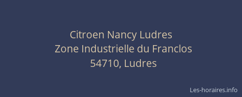 Citroen Nancy Ludres