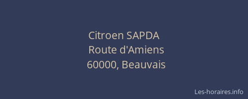 Citroen SAPDA