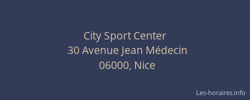 City Sport Center