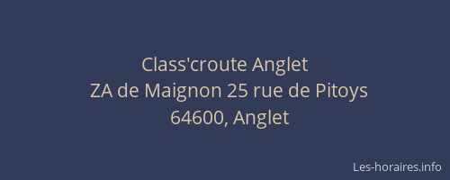 Class'croute Anglet