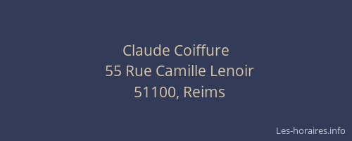 Claude Coiffure