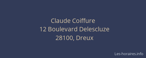 Claude Coiffure