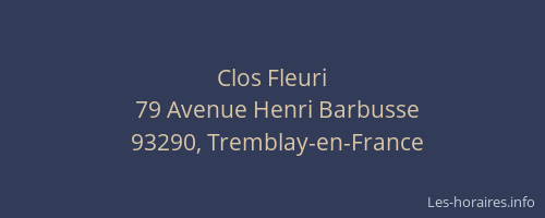 Clos Fleuri