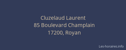 Cluzelaud Laurent