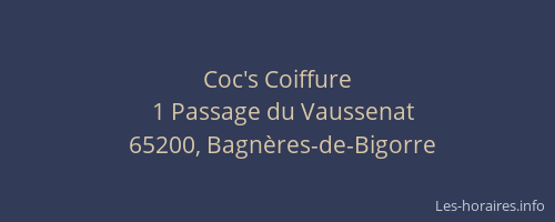 Coc's Coiffure