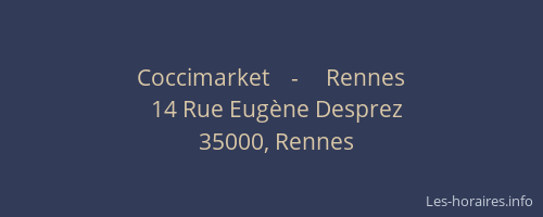 Coccimarket    -     Rennes