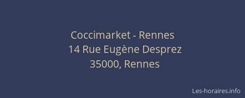 Coccimarket - Rennes