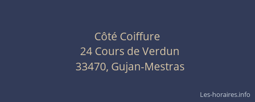 Côté Coiffure