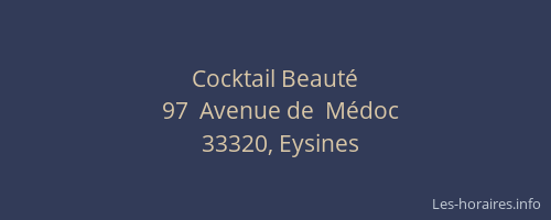 Cocktail Beauté