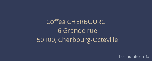 Coffea CHERBOURG