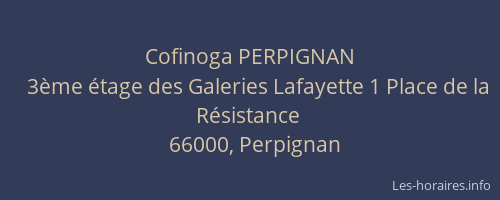 Cofinoga PERPIGNAN