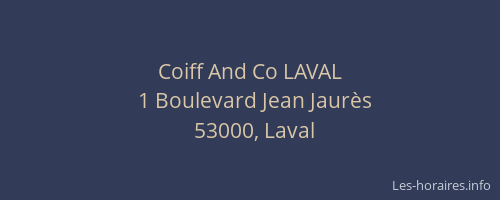 Coiff And Co LAVAL