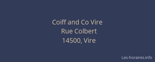 Coiff and Co Vire