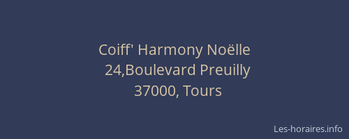 Coiff' Harmony Noëlle