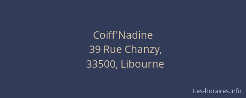 Coiff'Nadine