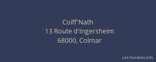 Coiff'Nath