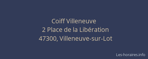 Coiff Villeneuve