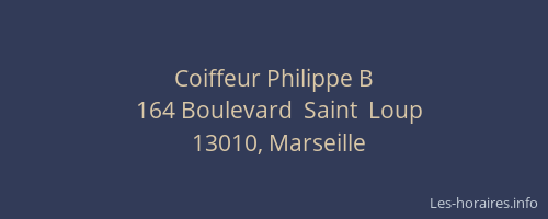 Coiffeur Philippe B